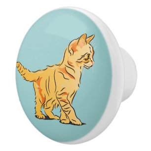 Orange Kitten Knopp
