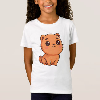 Orange Kitten T Shirt