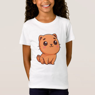Orange Kitten T Shirt