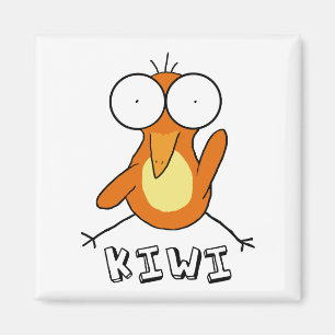 Orange Kiwimagnet Magnet