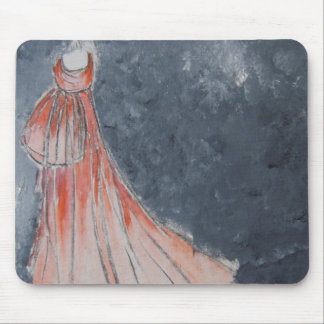 Orange klänning Mousepad Musmatta