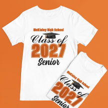 Orange Klass 2027 Senior Anpassad Högstadieskola