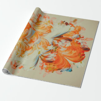 Orange, klickning Papprare Presentpapper