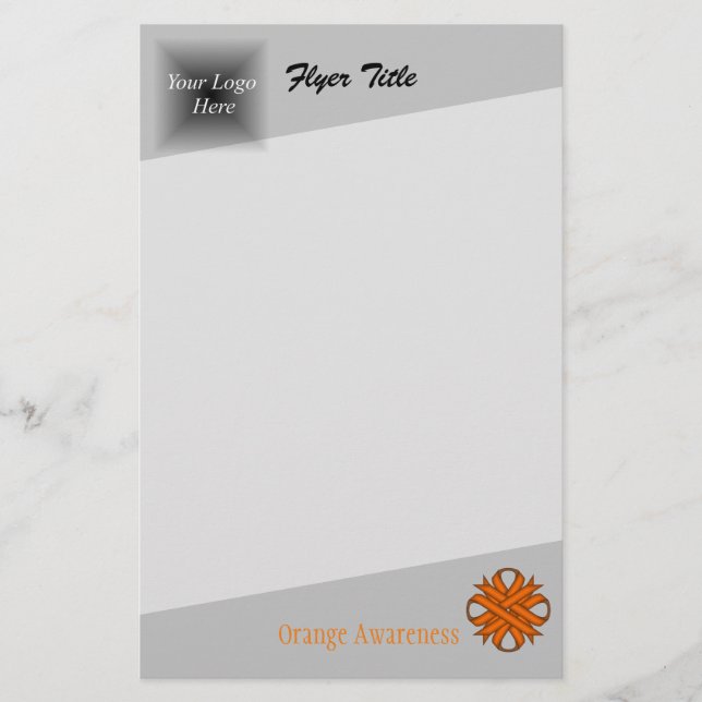 Orange Klöver Ribbon av Kenneth Yoncich Flygblad (Framsidan)
