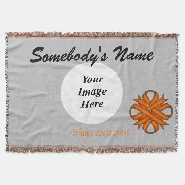 Orange Klöver Ribbon Template av Kenneth Yoncich Mysfilt (Framsidan)