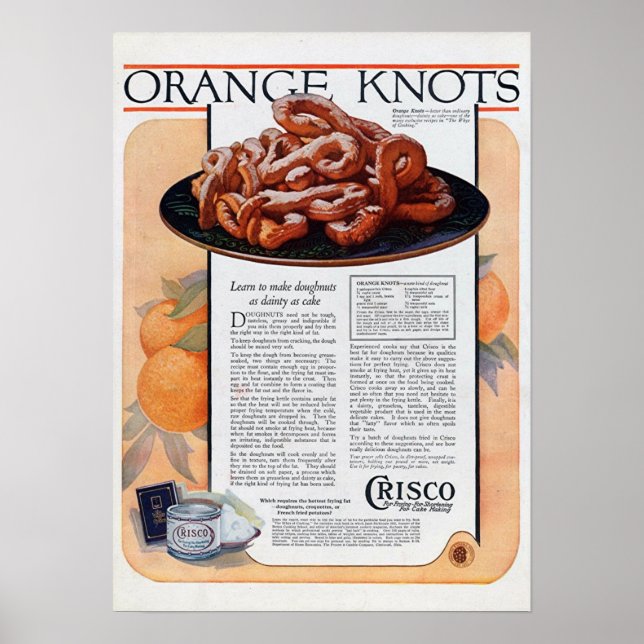 Orange Knots Poster (Framsidan)