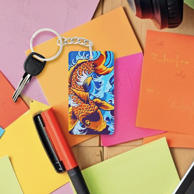 Orange Koi Fish Blue (Skapare uppladdad)