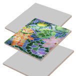 Orange Koi Fisk och Rosa FLOGISKT Zen Kakelplatta<br><div class="desc">En skarp orange koi-simmor runt en söt rosa blomma mellan blått vatten och grönt ger dynor i en fotografisk bild av mosaikkonst på denna vackra dekorativa keramiska platta. Anpassa denna ljusa och färgfulla Zen koi-damm med Initialer eller ta bort den. Det här är ett av många som samordnar keramiska plattor...</div>