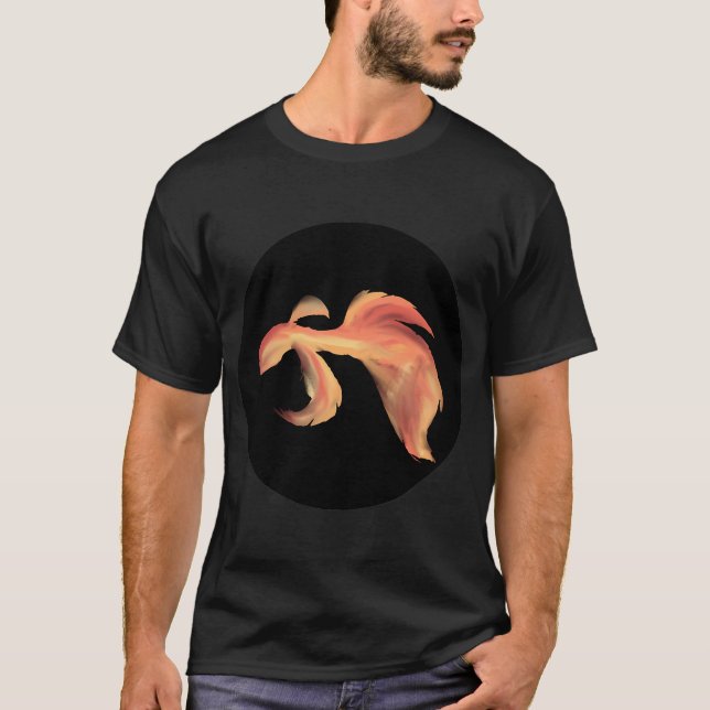 Orange Koi T Shirt (Framsida)