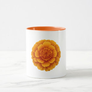 Orange Kombimugg - Marigoldblomma Mugg