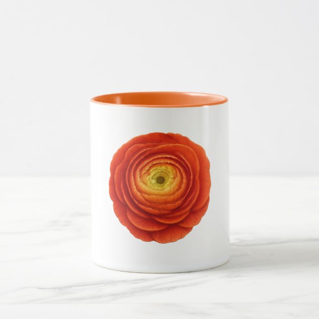 Orange Kombimugg - Ranunculusblomma Mugg (Center)
