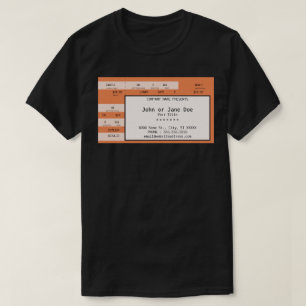 orange konsert biljett t shirt