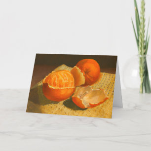Orange konst kort