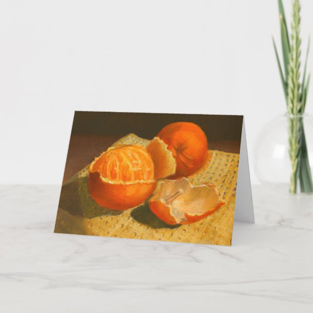 Orange konst kort (Framsida)
