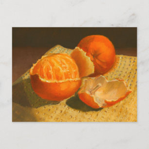 Orange Konst Vykort