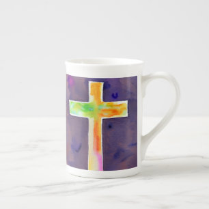 Orange Kor Bone China Mugg Benporslin Mugg