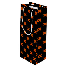Orange kor sytlar på svart