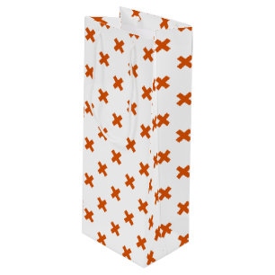 Orange kor sytlar på vitt