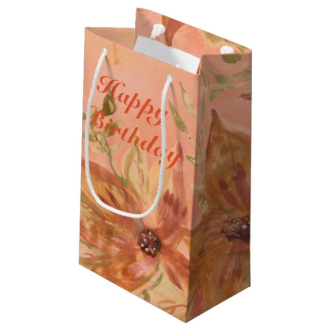 Orange koral och Grönt (Baksidan Vinklad)