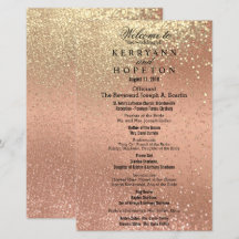 Orange Korall & Guld Glitter - Program
