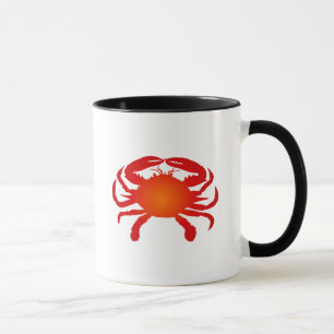 Orange Krabba Mugg
