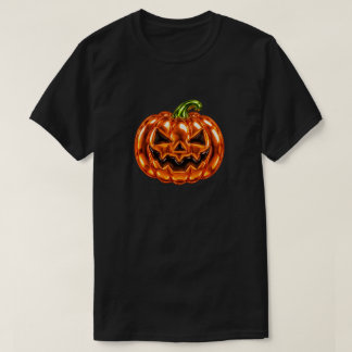 Orange Krom Ballong Jack O Lantern Halloween T Shirt