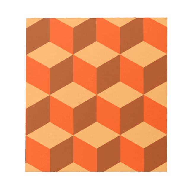 Orange kubes anteckningsblock (Framsida)