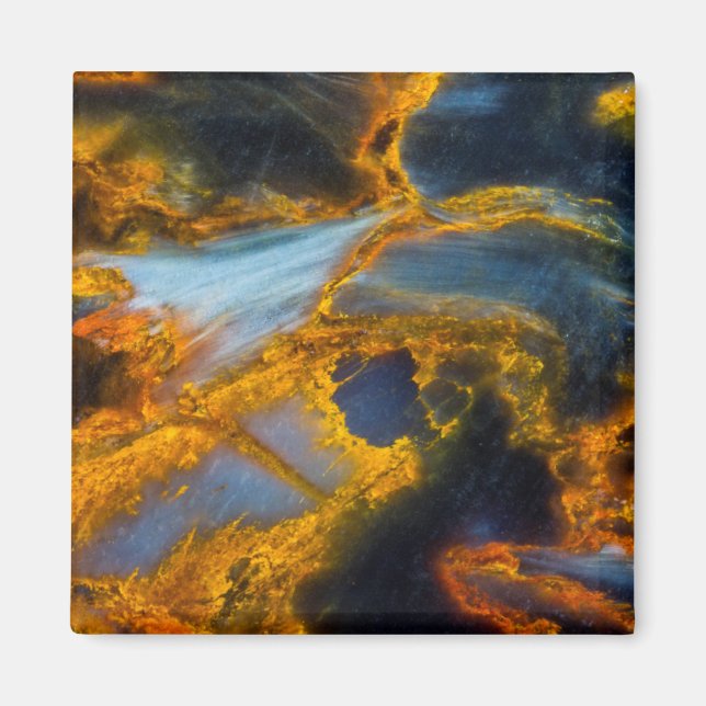 Orange Laced Pietersite Magnet (Framsidan)