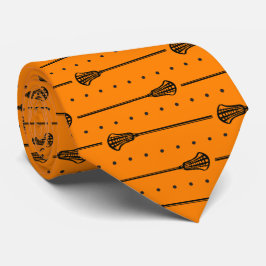 Orange Lacrosse Black Sticks & Dots Mönster Slips