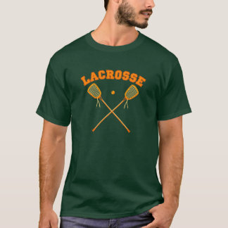 Orange Lacrosselogotyp T-shirt