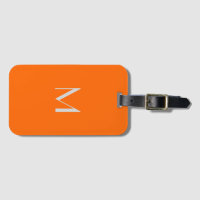 orange - lägg till monogram