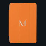 orange - lägg till monogram iPad mini skydd<br><div class="desc">iPad mini Cover med en solid bakgrund i färg med nybörjare och ett vitt typsnitt i orange .Enkel design och trendig av Alma Wad .Anpassa den med ditt monogram nu . ________________ Orange - färg i Sol - förknippas ofta med Leo. Du kan ta hänsyn till detta när du väljer...</div>