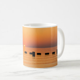 Orange Lake Sunrise Kaffe Mugg