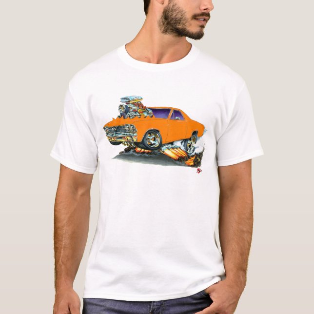 Orange lastbil 1968-69 för El Camino Tee (Framsida)