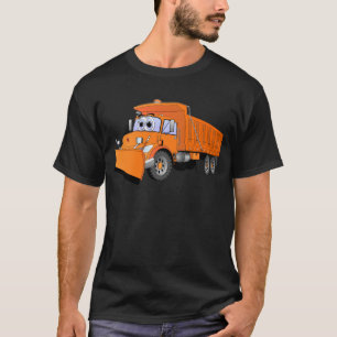 Orange Lastbil Tecknad Tröja