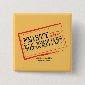 Orange lättretligt knäppas knapp