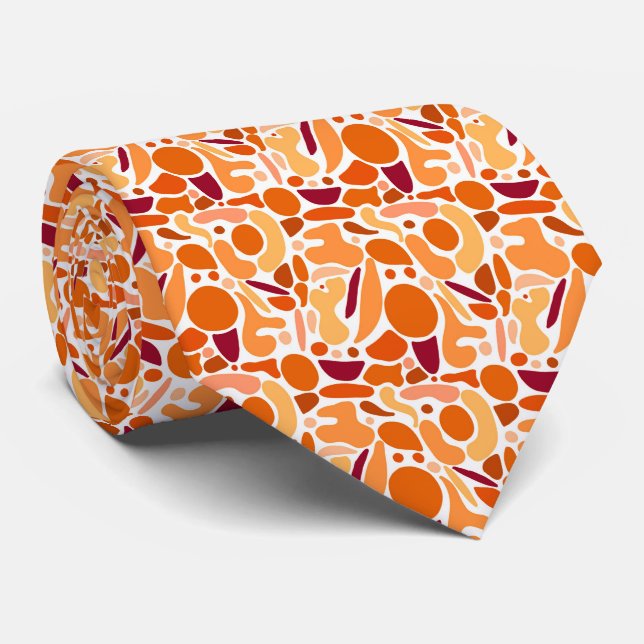 Orange Lava Lamp Tie Slips (Rullad)