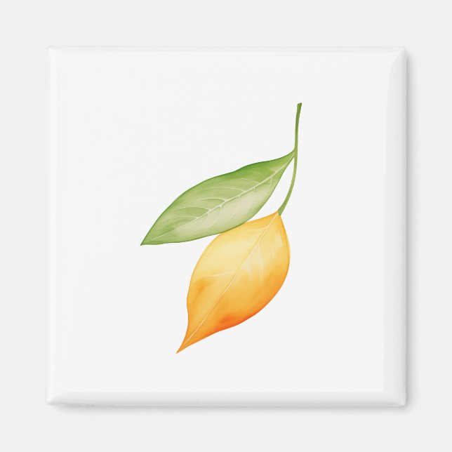 Orange Leaf Magnet (Framsidan)