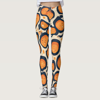 orange leggings