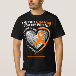 Orange Leukemi Awareness Friend Gifts Manar Women T Shirt