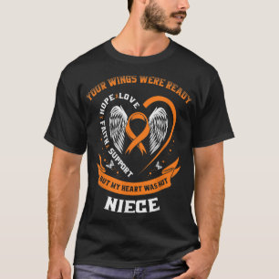 Orange Leukemi Awareness Niece Childnature Cancer T Shirt