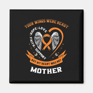 Orange Leukemi Medvetenhet om Mamma Din Vingar har Magnet