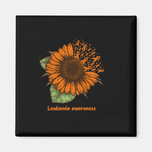 Orange Leukemia Awareness Solros Gift Warrior S Magnet