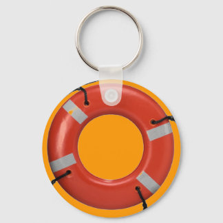 ORANGE LIFE SAVER NYCKELRING