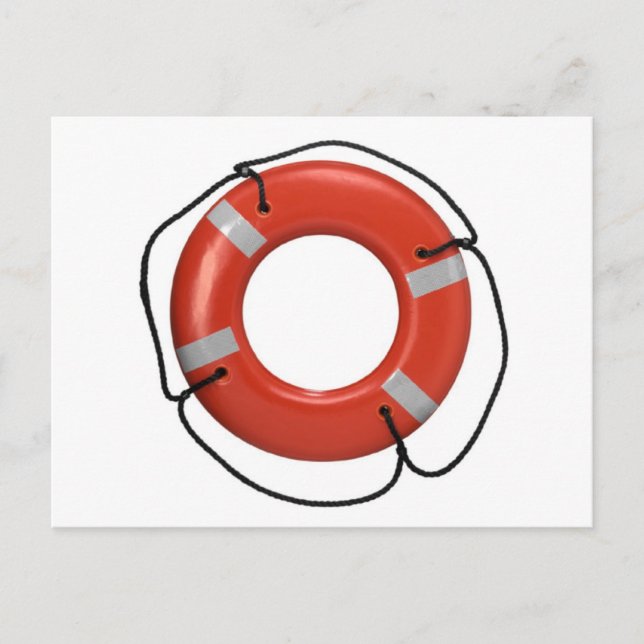 ORANGE LIFE SAVER VYKORT (Framsida)