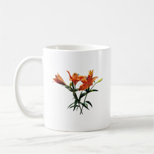 Orange Lilies-gruppen Kaffemugg