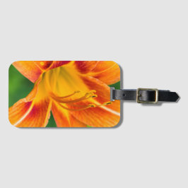 Orange Lily Bagagebricka