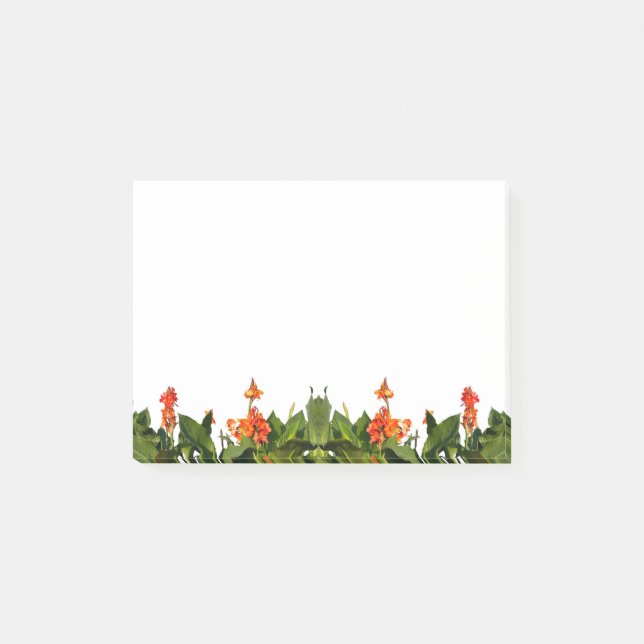 Orange Lily Flowers in A Garden Post-it Block (Framsida)