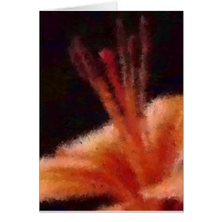 Orange Lily Hälsningskort