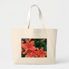 Orange Lily Jumbo Tygkasse
